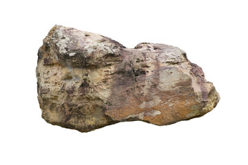 rock isolated on white background