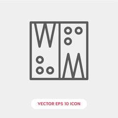 backgammon icon vector