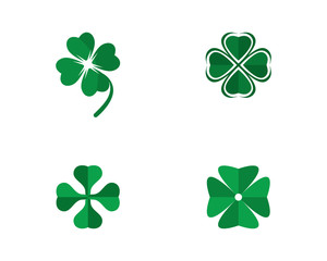 Clover Leaf Logo Template
