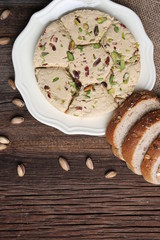 halva with pistachio