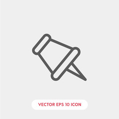 pin icon vector