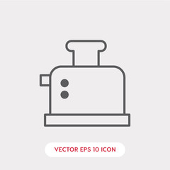toster icon vector - obrazy, fototapety, plakaty