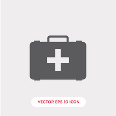 Obraz premium medical bag icon vector
