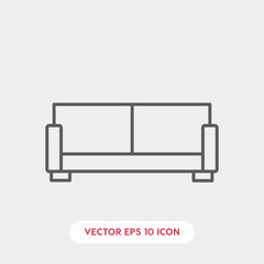 sofa icon vector