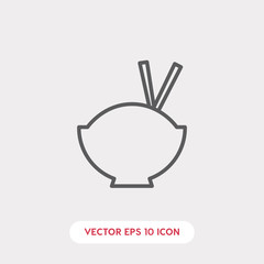 china food icon vector
