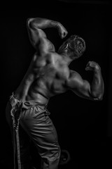 Obraz premium Sexy naked muscular man