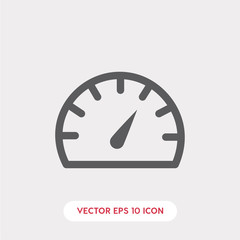 speed icon vector