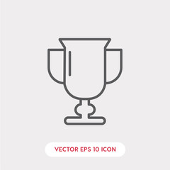 trophy icon vector