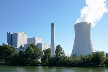 combined heat and power CHP station Kraftwerk Stoecken in Hannover, Germany                        ...