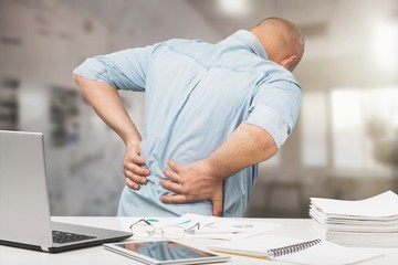 Back pain in office back pain office low massage ache