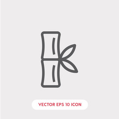 bamboo icon vector