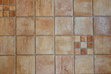 stone texture tile background patchwork, brown