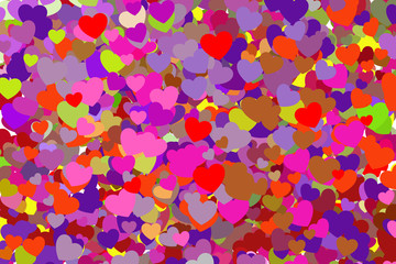 Valentine's day concept, graphic design