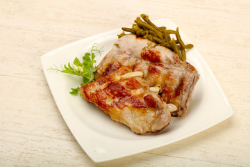 Roasted spare ribs