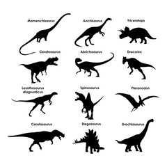 Dinosaur Silhouettes