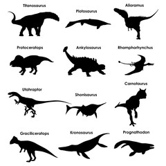 Dinosaur Silhouettes