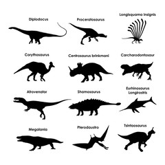 Dinosaur Silhouettes