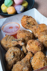 chicken lollipop with sweet chili sauce 