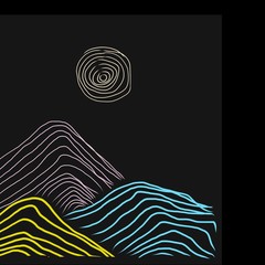 abstract vector background dark sky