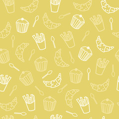 Garden Tea Party Seamless Pattern