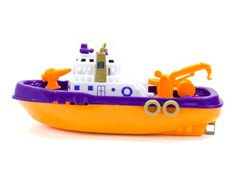 Beautiful Handmade model isolated on white background