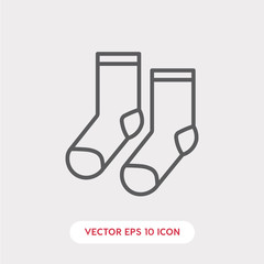 socks icon vector