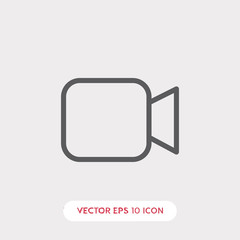 video camera icon vector