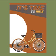 Cycling Poster Design Template Vector Illustration - Vector