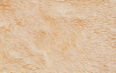 Light beige and brown shaggy fluffy fur texture background