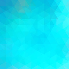 Blue triangle vector background. Can be used in cover design, book design, website background. Vector illustration
