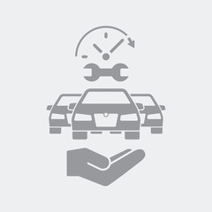 Fast automotive services icon