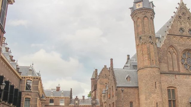 The Hague- Ridderzaal Binnenhof Den Haag Hyperlapse