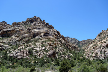 Fototapeta na wymiar Mountains of Red Rock Canyon, Nevada, USA