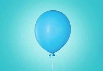 Blue air ballon