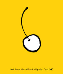 농산물 일러스트 / 손으로 그린 과일과 채소 그림