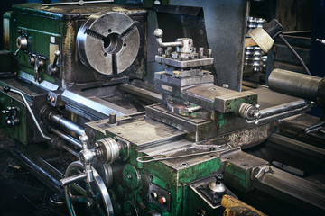 An old metalworking machine