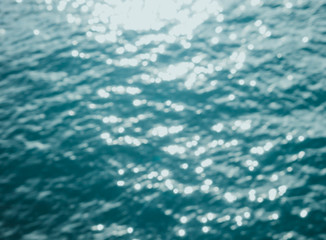 Abstract unfocused sea water background