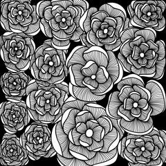 flowers graphics abstract