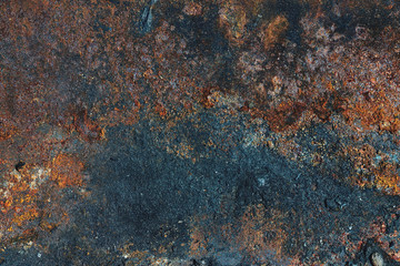 Background texture of dirty rusty metal surface