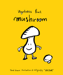 농산물 일러스트 / 손으로 그린 과일과 채소 그림