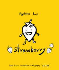 농산물 일러스트 / 손으로 그린 과일과 채소 그림