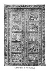 The door to the Vatican