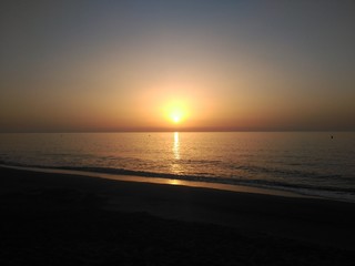anochecer 