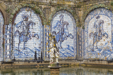 Palacio dos Marqueses da Fronteira in cloud day