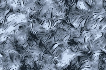 Uneven texture of wavy and futuristic surface lines