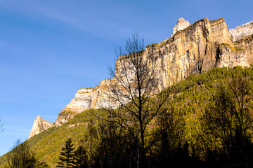 El Tozal de Mallo en el Parque Nacional de Ordesa en Pirineos. Huesca. Espa&ntilde;a. Europa.