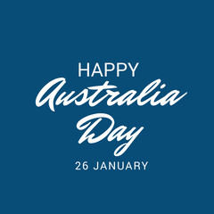 illustration of a Background for Happy Australia Day.