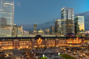 Fototapeta premium View of Tokyo station building