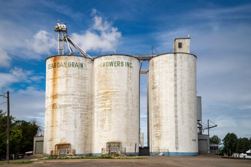 Grain Silos at Reardan Washington USA