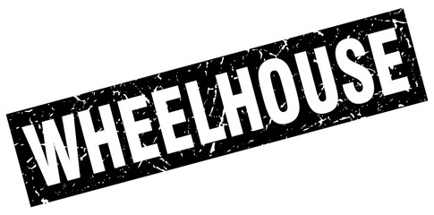 square grunge black wheelhouse stamp © Aquir